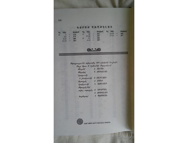 ՀԱՄԱՊԱՏՈՒՄ-1997թ. Չորս Ավետարանների պարունակությունը., 4 image