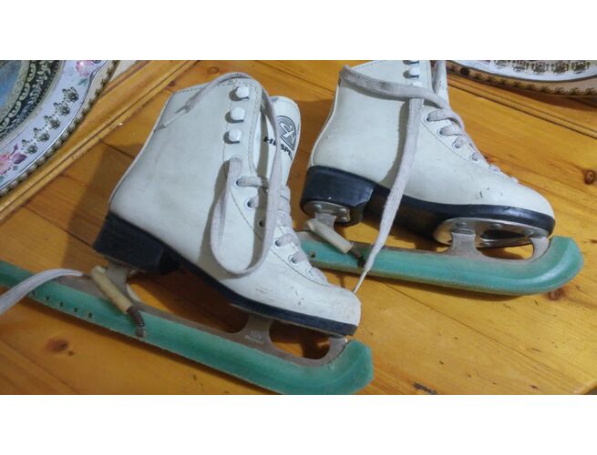 Վաճառվում է բնական կաշվե գեղասահքի պրոֆեսիոնալ չմուշկներ, 8 image