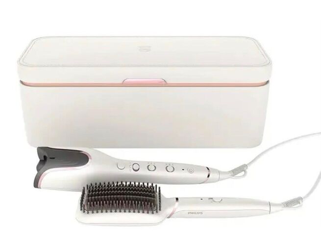 Philips StyleCare Prestige մազեր հարդարող սարքերի հավաքածուի (ավտոմատ գանգրացնող սարք և ուղղող խոզանակ, изображение 4 - gortsarq.am